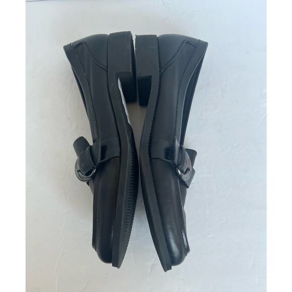 Easy Spirit Rache Comfort Slip On Black Leather Flat  Loafer Low Heel Shoes 9.5N - Picture 6 of 11